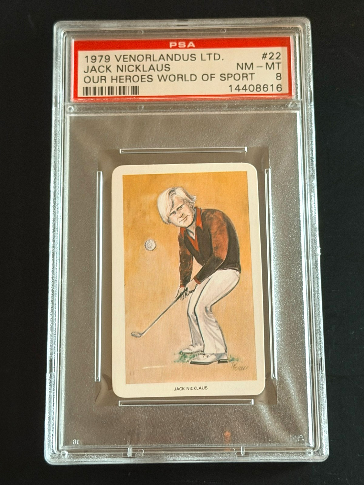 1979 VENORLANDUS LTD #22 JACK NICKLAUS ROOKIE PSA 8 - WE COMBINE SHIPPING