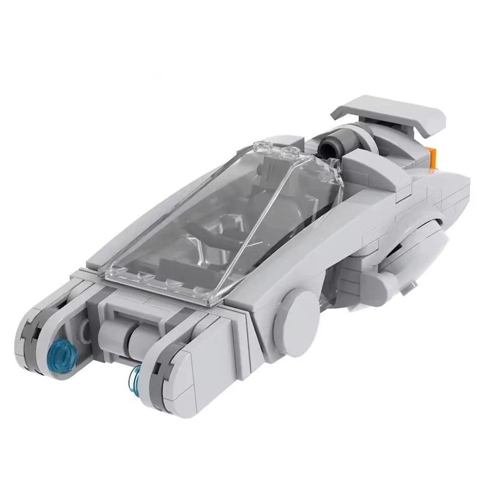 MOC LEGO Car: Cyberpunk Hovercar Building Blocks Set (178 Pcs)