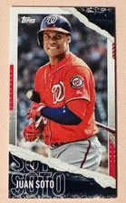Juan Soto 2020 Topps Rip Mini Numbered 09/50 - Nationals, Mets
