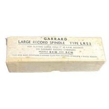 Vintage Garrard Large Record Spindle LRS3 45 RPM Record Changer Adapter Clips