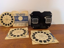 Antique Sawyer's View-Master Model C 1946-1955 with Reels And Sleeves