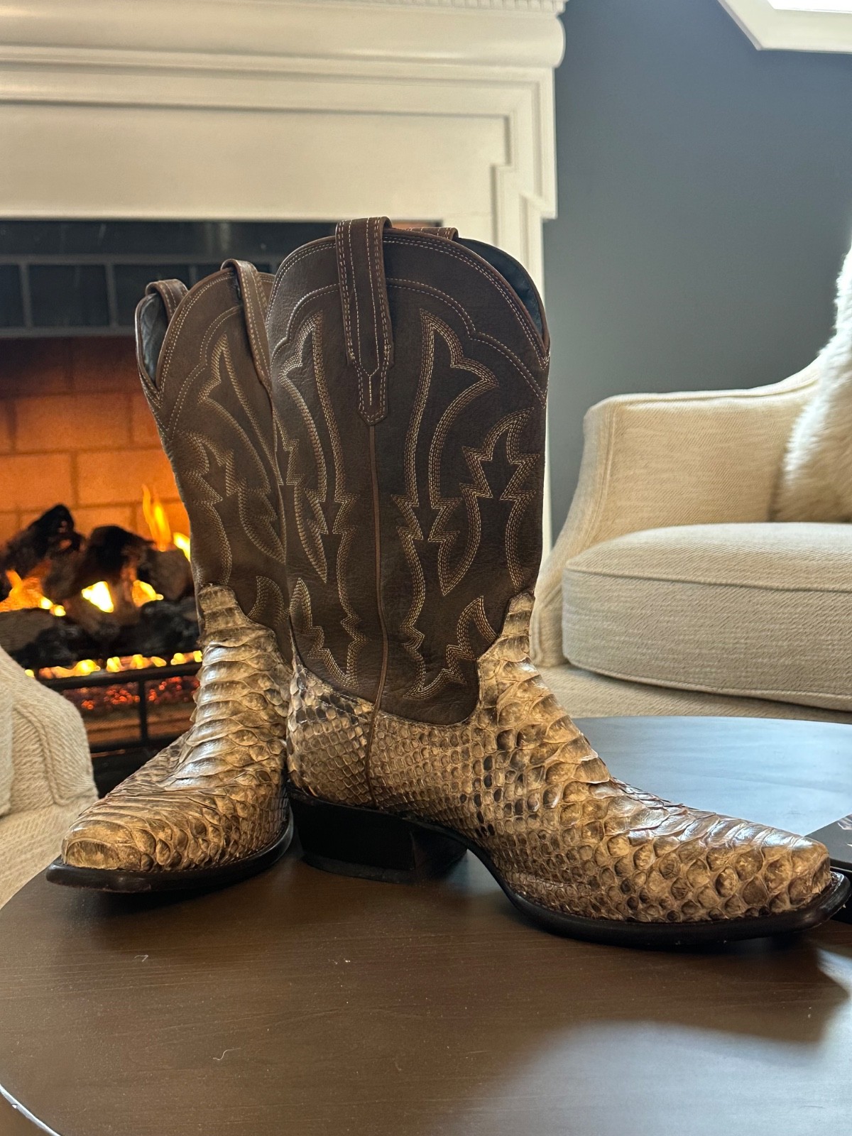 Tecovas Barton Men’s Limited Edition Python Gentl… - image 1