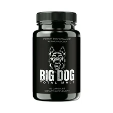 Big Dog Capsules - Big Dog Total Male Pills for Mens Health - 60 Capsules