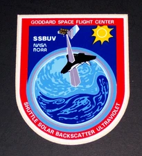 NASA - SSBUV Mission -  Sticker -  3  " Small