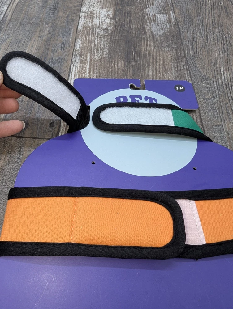 Colorful Comfortable Dog Harness with Waste Bag Dispenser and Touch Tape NWT