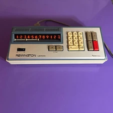 Remington Lektronic EDC-1201GT Nixie Tube Calculator W/ Cord, Tested/Works