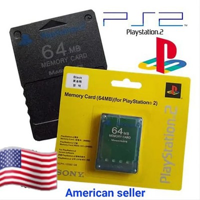 Ps2 Memory Card OEM, 64MB, VERY RARE, Limited, Low stock, Sealed. Read