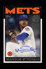 2021 Topps - 1986 Topps Baseball Autographs Marcus Stroman #86A-MST Black /199