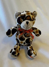 Love Reese's? Teddy Bear w/ leopard Spots Figure Plush Toy stuffed animal 7"