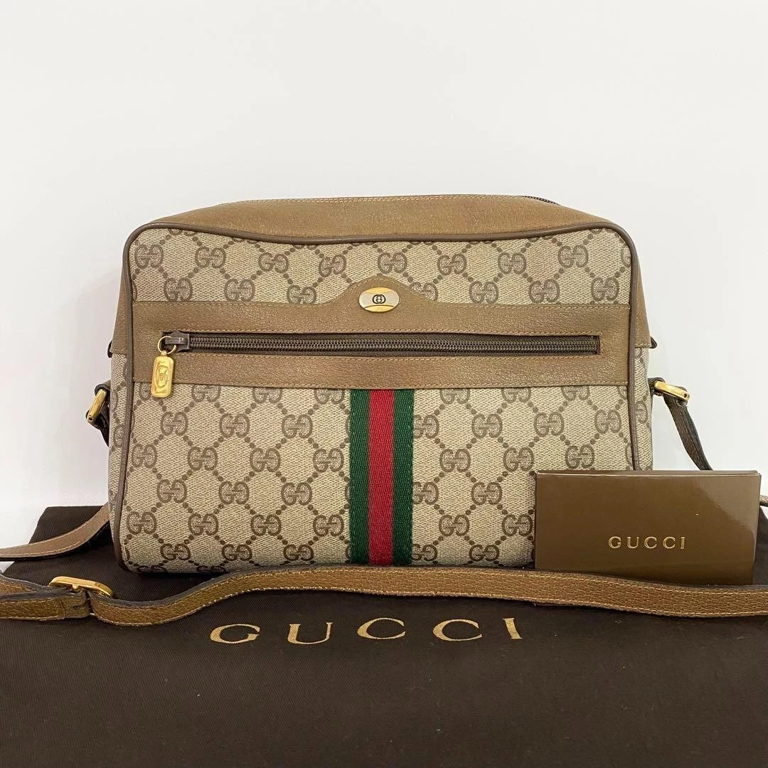 Sac bandoulière Gucci GG Sherry Line vintage occasion