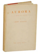 John EVELYN / AURORA A BOOK OF POEMS 1st Edition 1956 #136735