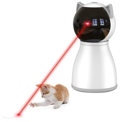 YVE LIFE Laser Cat Toys for Indoor Cats,The 3.43 x x 6.3 inches, White 