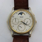 Seiko Quartz Vintage Watch Moon Face - 7F39-6029 - 897632 - (B12:4)