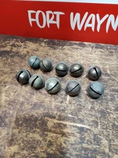 Antique Brass Horse Sleigh Bells 1-1/4" Diameter Loose Lot Of 10