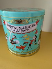 Fortnum & Mason Biscuit Tin With Musical Happy Birthday