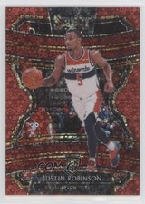 2019-20 Panini Select Concourse Hybrid Red Disco Prizm 30/49 Justin Robinson s1i