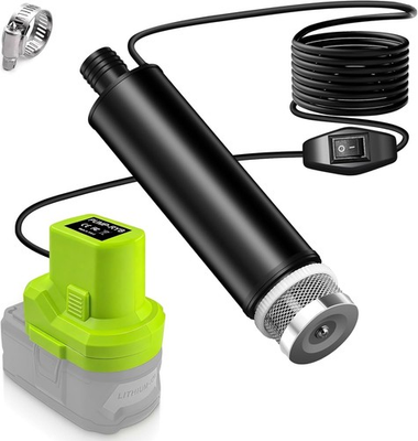 #ad Mini Water Transfer Pump for Ryobi 18V Battery 635GPH Cordless Water Pump for P $48.99