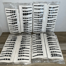 Rhinestone Hair Clips/Pins Pairs Large Lot 72 Pairs All New Resellers Venders