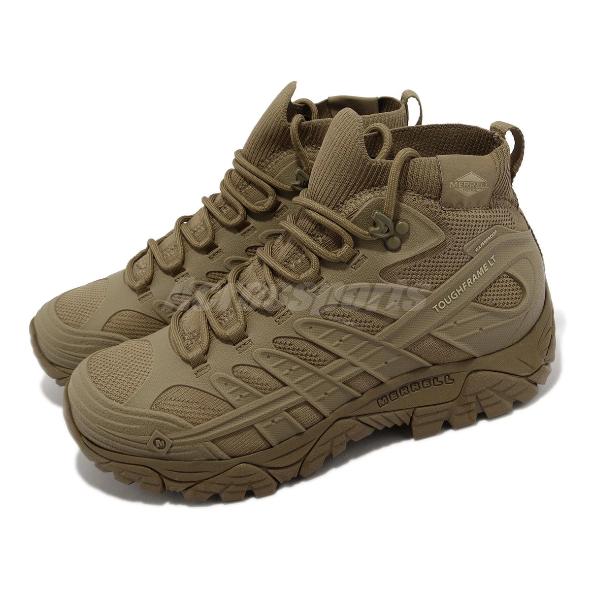 Merrell Moab Velocity Tactical Mid WP Dark Coyote Brown Men Outdoors J099423