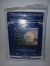 Cross Stitch Kit 15 x 19 in -- Beautiful Moonlit Tree
