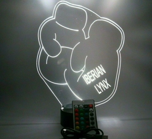 Boxhandschuhe Boxer Nachtlicht Lampe LED personalisiert gratis Gravur & Fernbedienung - Bild 2 von 12