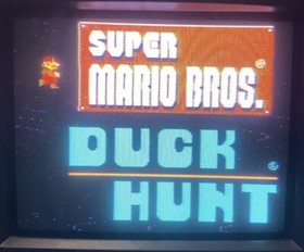 1985 Nintendo NES 3 Screw Game Cartridge Mario Bros & Duck Hunt TESTED & WORKING