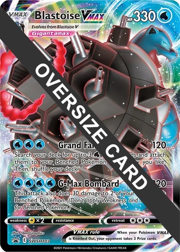 Blastoise VMAX SWSH103 Jumbo Cards