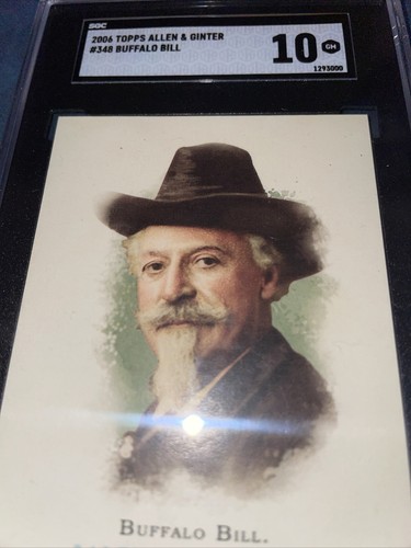 2006 Topps Allen & Ginter’s Buffalo Bill SGC 10 GEM Allen & Ginter Card Western - Picture 6 of 10