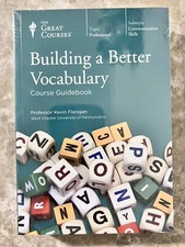 Great Courses Building a Better Vocabulary (6 DVD/Guidebook Lectures)  NEW Learn