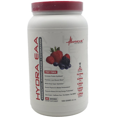 Metabolic Nutrition Hydra EAA, Fruit Punch , 35.2 oz (1,000 g)