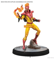 Marvel Crisis Protocol - Pyro model and character card, base