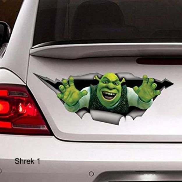  Shrek Sticker Vinyl Bumper Sticker 6 Mil Thick - Size 5 :  Sports & Outdoors