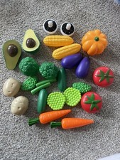Pretend Play Food Veggies Lot Corn Avocado Corn Carrot Cucumber Peas Produce