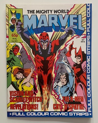 Mighty World of Marvel #4 RARE UK 1983. FN/VF Bronze Age