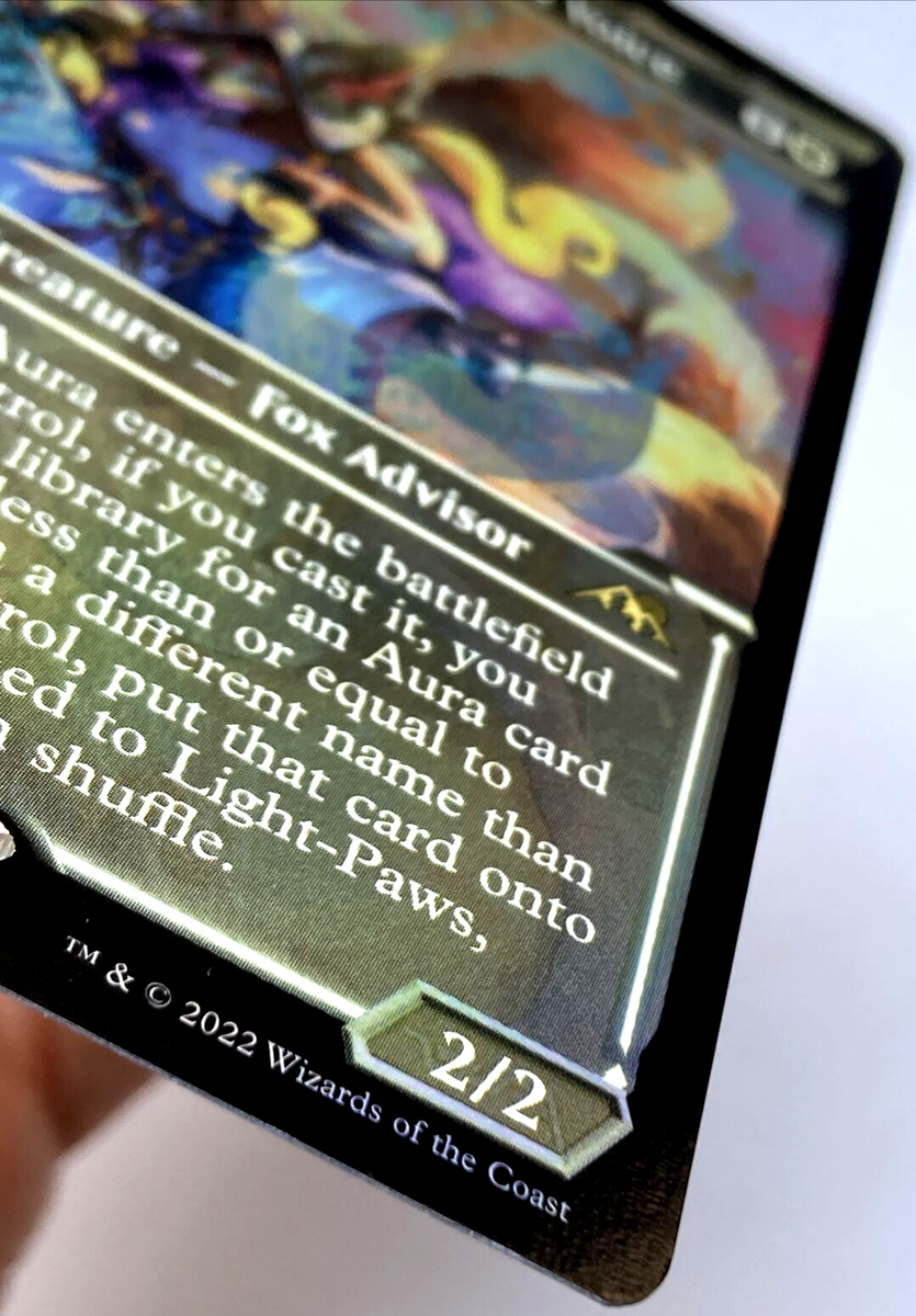 MTG Light-Paws, Emperor's Voice *SHOWCASE FOIL* Kamigawa MTG Light-Paws, Emperor's Voice *SHOWCASE FOIL* Kamigawa