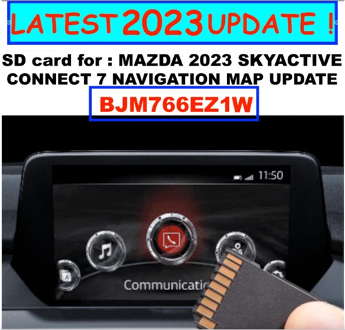 MAZDA CX-5 , CX-3 - 2023 SkyActiv CONNECT 7  NAVIGATION MAP UPDATE - BJM766EZ1W
