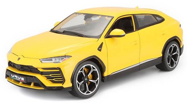 ブラーゴLamborghini Urus 1/18 1:18 Lamborghini Urus by Bburago in Yellow 18-11042Y Model