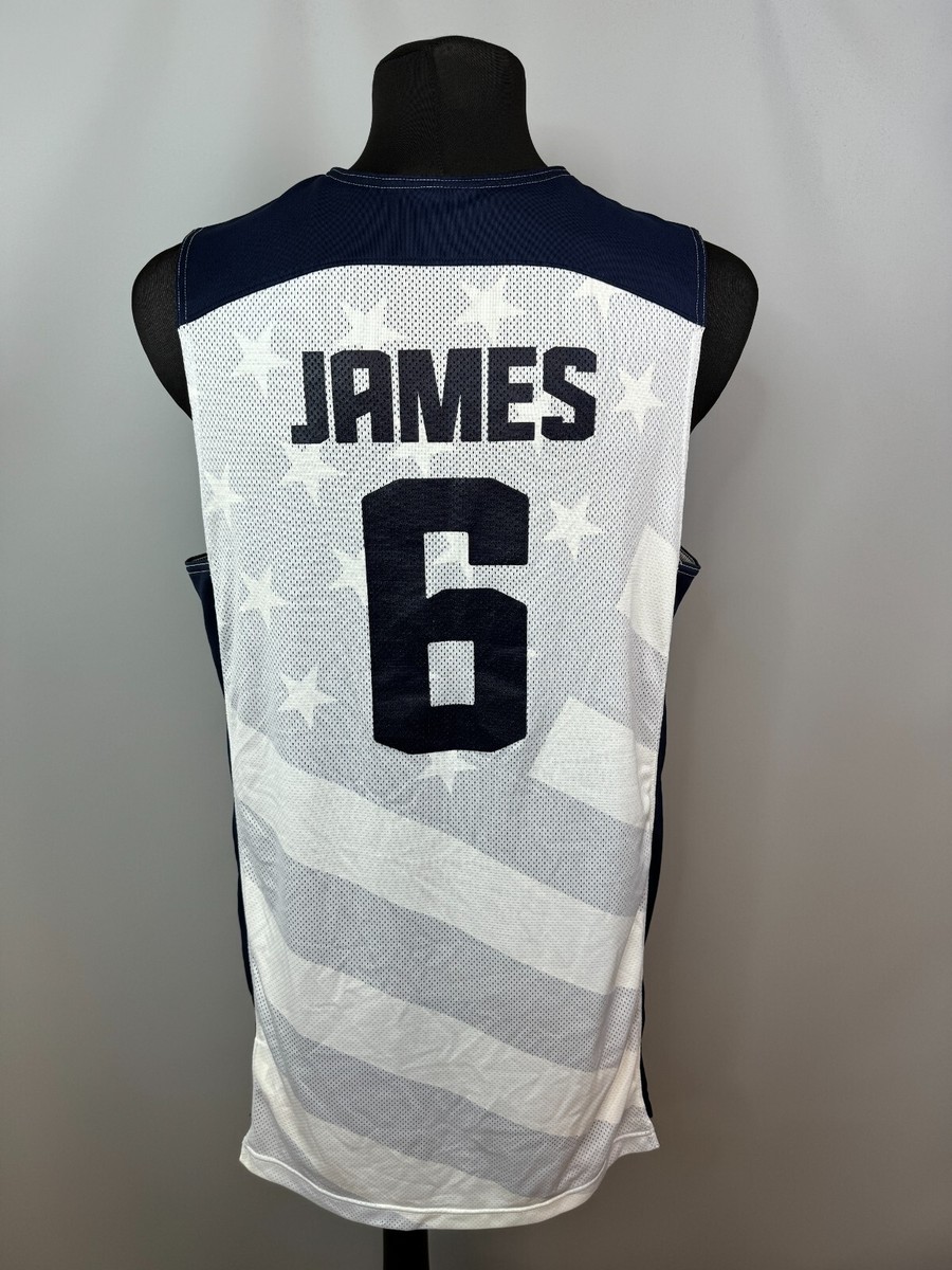 RISE LEBRON USA JERSEY BASKETBALL NIKE 26838X-06H MENS SIZE