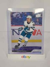 2023-24 UD Series 1 Tristen Robins Clear Cut Young Guns San Jose Sharks