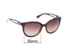 SFx Replacement Sunglass Lenses fits Ralph Lauren RA5204 - 55mm Wide