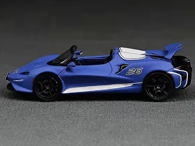 【中古】 マイトレァ・カルナ MCLAREN ELVA CONVERTIBLE #26 MATT BLUE EXTRA WHEELS 1/64 CM MODEL