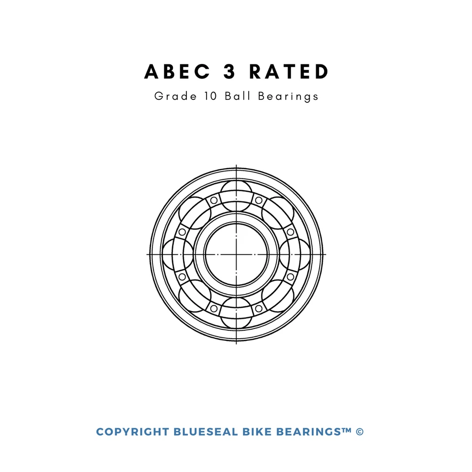 BB90 Bottom Bracket Blueseal Bike Bearings MR2437 | Shimano FSA Trek | 24x37x7mm - Image 3 of 4