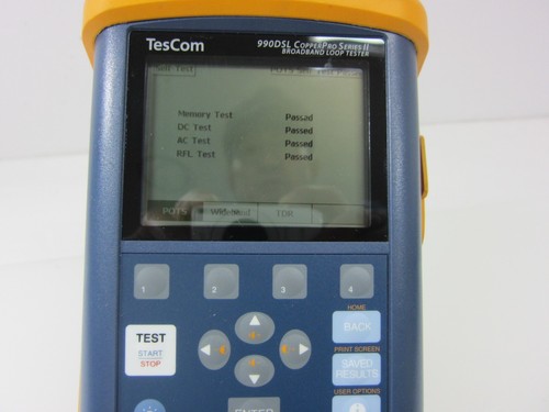 Probador de bucle TESCOM FLUKE NETWORKS 990DSL CopperPro con TDR, con accesorios - Imagen 18 de 19