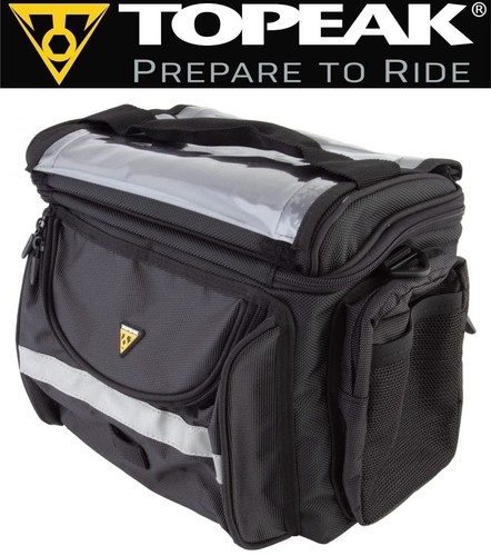 Topeak TT3022B2 Tour Guide DX Bike Handlebar Bag 470ci Hybrid Road Commuter - 第 1/4 張圖片