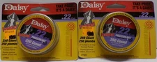 Lot of 2 Daisy .22 Cal. Pointed Lead Airgun Pellets 250 Count Each #7922