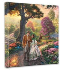 Thomas Kinkade Gone with the Wind 14 x 14 Gallery Wrap Canvas