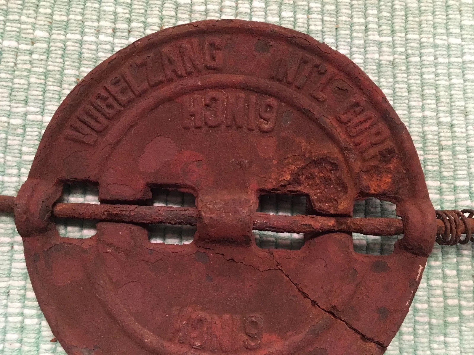 Vintage 6u0026#034; VOGELZANG Cast Iron wood Stove Damper Steampunk wall Decor  | eBay