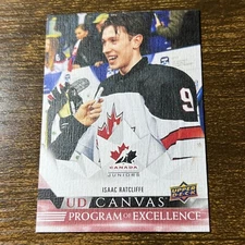 2022-23 Upper Deck Series 2 Isaac Ratcliffe UD Canvas Program of Excellence
