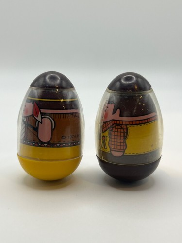 Vintage 1970s Hasbro Weebles Cowboy & Indian Toy Western West Ranch Collectible - Foto 2 di 7