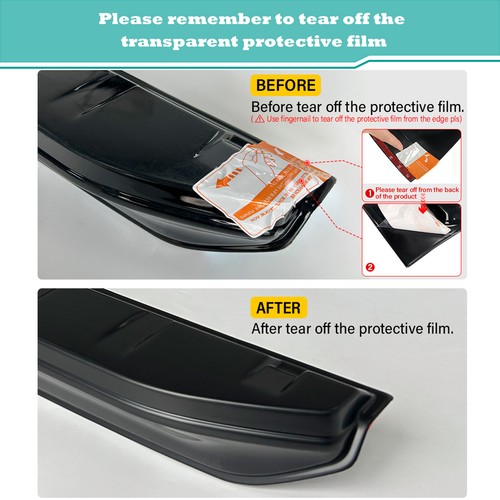 Rail Spoiler Tail Gate Protector Tailgate Cover For Mitsubishi Triton MV 2024+ - Picture 5 of 8